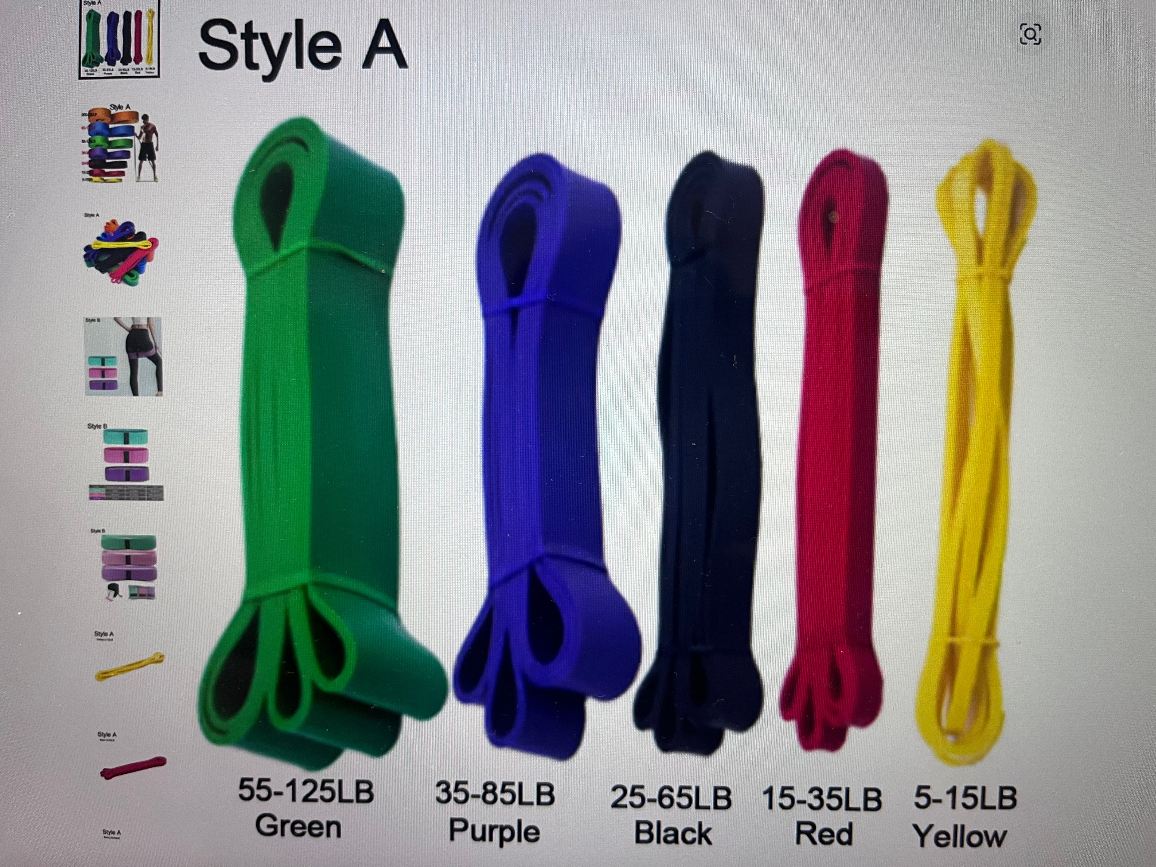 2 Style Resistance Bands Exercise Bands Pull Up Assist Bands Powerlifting Bands For Men And Women Fitness Training Home Workouts